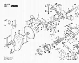 Bosch Slide Mitre Saw GCM 800 S spare parts
