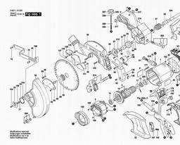 Bosch Slide Mitre Saw GCM 8 SJ spare parts