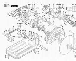 Bosch Cutoff Saw GCO 2000 spare parts
