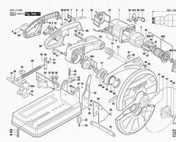 Bosch Cutoff Saw GCO 2000 spare parts