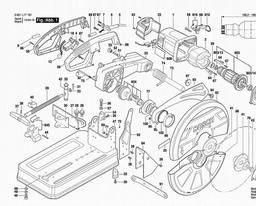 Bosch Cutoff Saw GCO 2000 spare parts