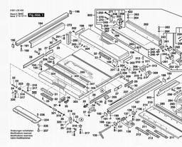 Bosch Table Saw GTS 10 XC spare parts
