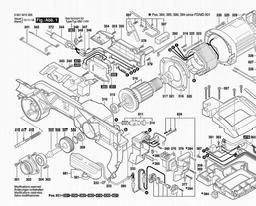 Bosch Table Mitre Saw GTM 12 spare parts