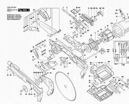 Bosch Table Mitre Saw GTM 12 JL spare parts