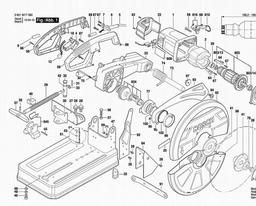 Bosch Cutoff Saw TCO 2000 spare parts