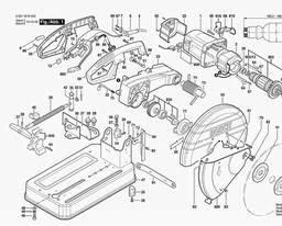 Bosch Cutoff Saw GCO 2400 J spare parts