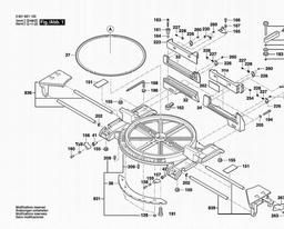 Bosch Slide Mitre Saw GCM 12 JL spare parts