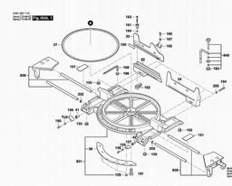Bosch Compound Mitre Saw CM 12 spare parts