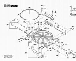 Bosch Compound Mitre Saw GCM 12 X spare parts