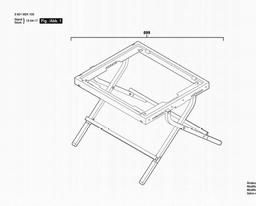 Bosch Work Table GTA 6000 spare parts