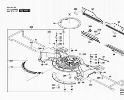 Bosch Dry Cutter GCM 10 GDJ spare parts