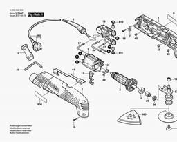Bosch Multipurpose  Tool PMF 180 E spare parts
