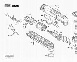 Bosch Multipurpose  Tool PMF 190 E spare parts