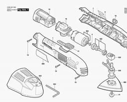 Bosch Multipurpose  Tool PMF 10,8 LI spare parts