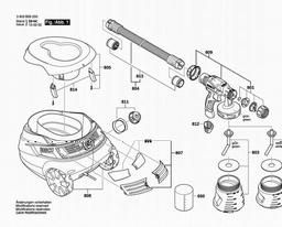 Bosch Spray Pistol PFS 105E spare parts