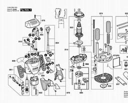 Bosch Router POF 1100 AE spare parts