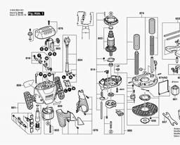 Bosch Router POF 1200 AE spare parts