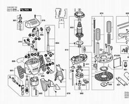 Bosch Router POF 1300 ACE spare parts