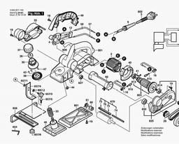 Bosch Portable Planer PHO 3100 spare parts