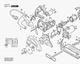 Bosch Circular Hand Saw KS 5500 spare parts