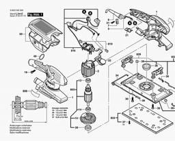 Bosch Orbital Sander PSS 300 AE spare parts
