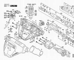 Bosch Rotary Hammer PBH 2000 RE spare parts