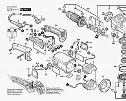Bosch Angle Grinder PWS 20-230 J spare parts