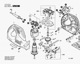 Bosch General Purpose Saw PFZ 500 E spare parts