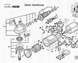 Bosch Angle Grinder PWS Edition spare parts