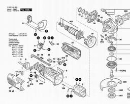 Bosch Angle Grinder PWS 1000-125 CE spare parts