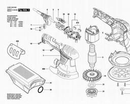 Bosch Random Orbital Sander PEX 300 AE spare parts