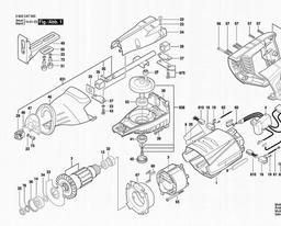 Bosch Reciprocating Saw PSA 700 E spare parts