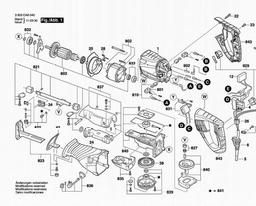 Bosch Reciprocating Saw PSA 1150 spare parts