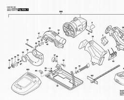 Bosch Cordless Circular Saw PKS 18 LI spare parts