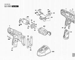 Bosch Cordless Jigsaw PST 10,8 LI spare parts