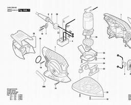 Bosch Orbital Sander PSM Primo spare parts