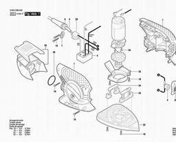 Bosch Orbital Sander PSM Primo spare parts