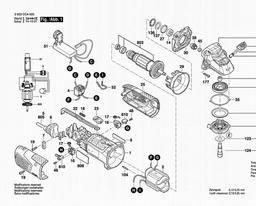 Bosch Drywall Sander PWR 180 CE spare parts