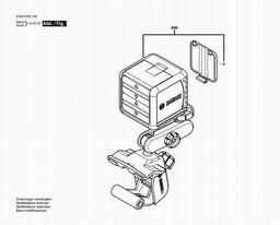 Bosch Laser Level Quigo spare parts