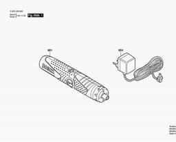 Bosch Cordless Screw Driver PSR 2,4 V spare parts