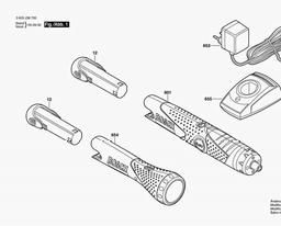 Bosch Cordless Screw Driver PSR 3,6 V spare parts