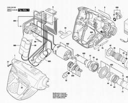 Bosch Cordless Hammer Drill UNEO spare parts