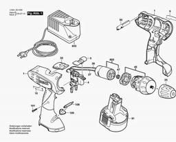 Bosch Screwdriver PSR 12 spare parts