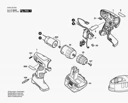 Bosch Screwdriver PSR 12/S spare parts
