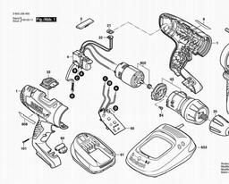 Bosch Cordl Perc Screwdr PSB 14,4 LI-2 spare parts
