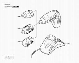Bosch Cordless Screw Driver IXO 4 spare parts