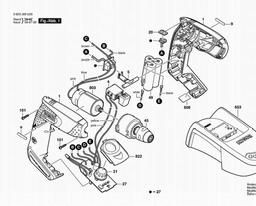 Bosch Screwdriver PSR 300 LI spare parts