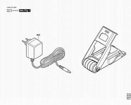 Bosch Hw-battery-lamp IXO WorkLight spare parts