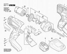 Bosch Impact Wrench PDR 18 V-LI spare parts