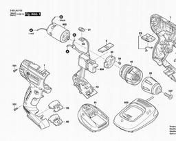 Bosch Cordless Impact Drill PSB1800 LI-2 spare parts
